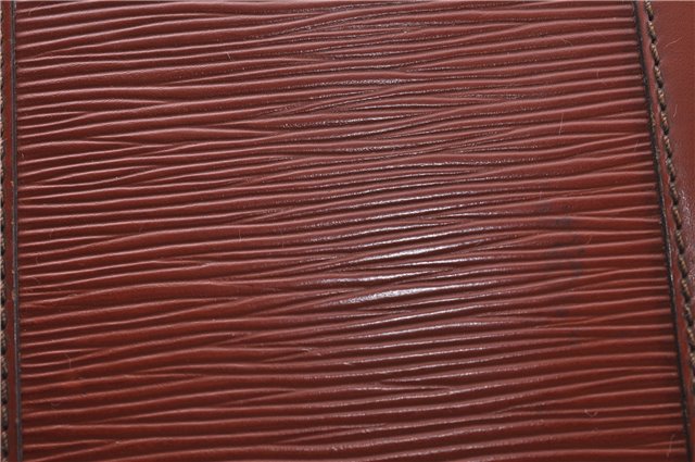 Auth Louis Vuitton Epi Porte Documents Voyage Brown Briefcase M54473 LV 4774D