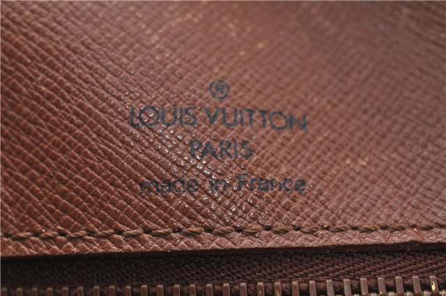 Auth Louis Vuitton Epi Porte Documents Voyage Brown Briefcase M54473 LV 4774D