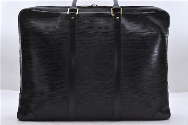 Auth Louis Vuitton Epi Porte Documents Voyage Briefcase Black M59162 LV 4775D