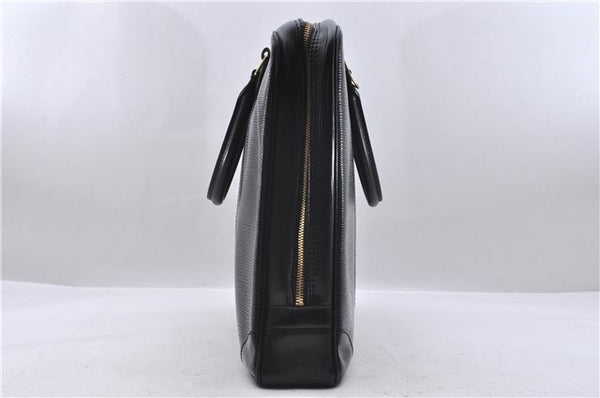 Auth Louis Vuitton Epi Porte Documents Voyage Briefcase Black M59162 LV 4775D