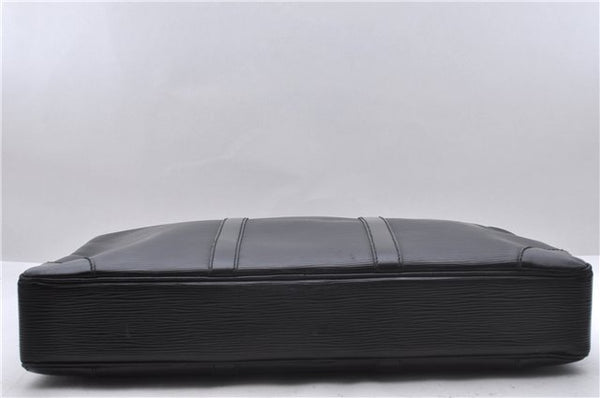Auth Louis Vuitton Epi Porte Documents Voyage Briefcase Black M59162 LV 4775D