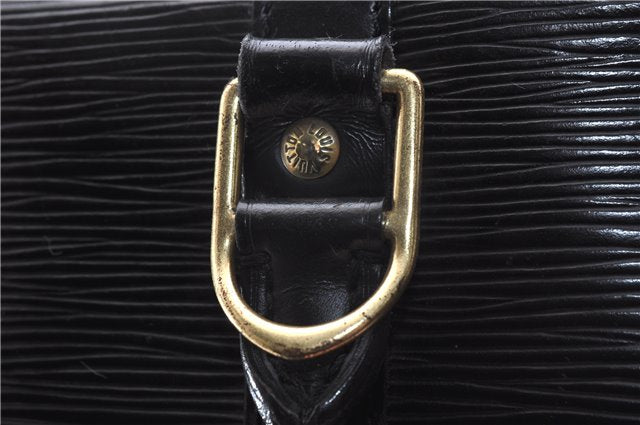 Auth Louis Vuitton Epi Porte Documents Voyage Briefcase Black M59162 LV 4775D