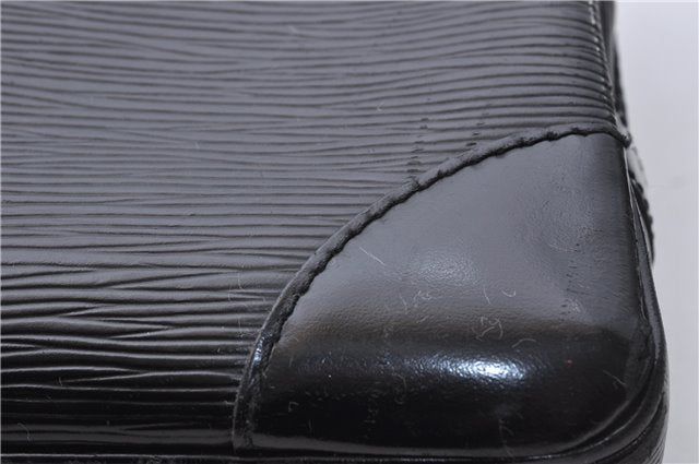 Auth Louis Vuitton Epi Porte Documents Voyage Briefcase Black M59162 LV 4775D