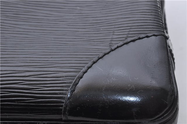 Auth Louis Vuitton Epi Porte Documents Voyage Briefcase Black M59162 LV 4775D