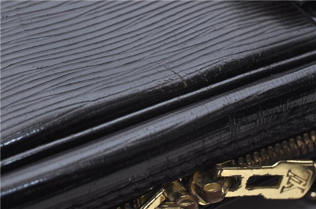 Auth Louis Vuitton Epi Porte Documents Voyage Briefcase Black M59162 LV 4775D