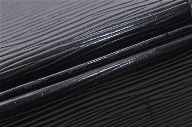 Auth Louis Vuitton Epi Porte Documents Voyage Briefcase Black M59162 LV 4775D