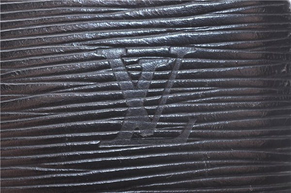 Auth Louis Vuitton Epi Porte Documents Voyage Briefcase Black M59162 LV 4775D