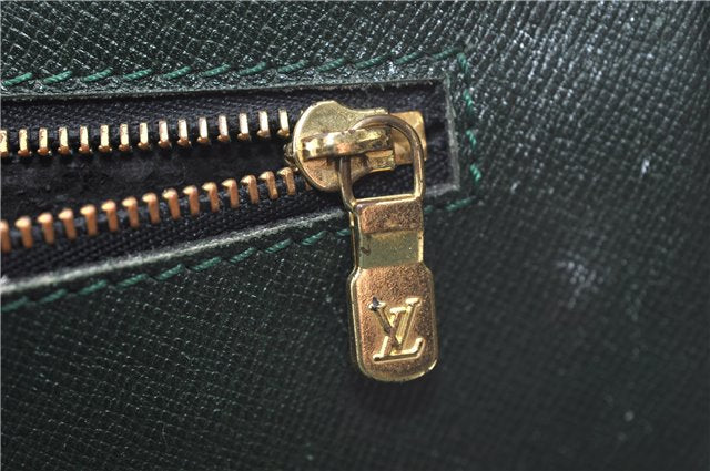 Auth Louis Vuitton Epi Porte Documents Voyage Briefcase Black M59162 LV 4775D