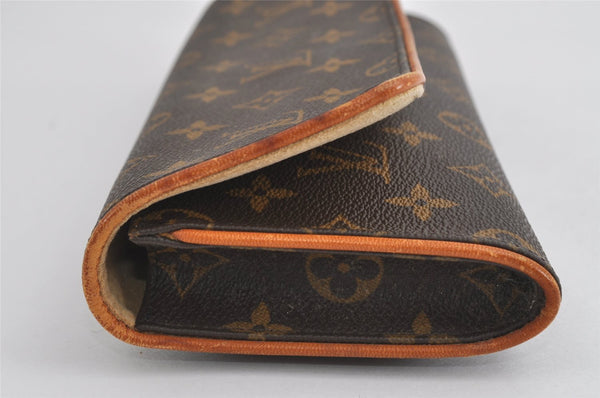 Authentic Louis Vuitton Monogram Pochette Twin GM Shoulder Bag M51852 LV 4775I