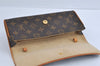 Authentic Louis Vuitton Monogram Pochette Twin GM Shoulder Bag M51852 LV 4775I