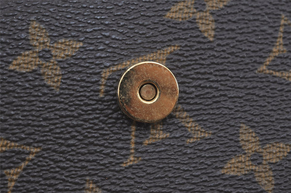 Authentic Louis Vuitton Monogram Pochette Twin GM Shoulder Bag M51852 LV 4775I