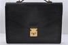 Auth Louis Vuitton Epi Porte Documents Bandouliere Briefcase M54462 Black 4776D