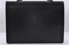 Auth Louis Vuitton Epi Porte Documents Bandouliere Briefcase M54462 Black 4776D