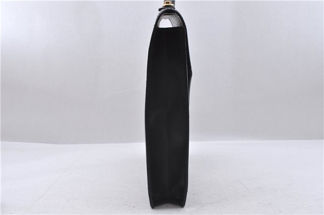 Auth Louis Vuitton Epi Porte Documents Bandouliere Briefcase M54462 Black 4776D