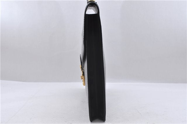 Auth Louis Vuitton Epi Porte Documents Bandouliere Briefcase M54462 Black 4776D