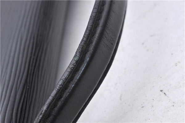 Auth Louis Vuitton Epi Porte Documents Bandouliere Briefcase M54462 Black 4776D