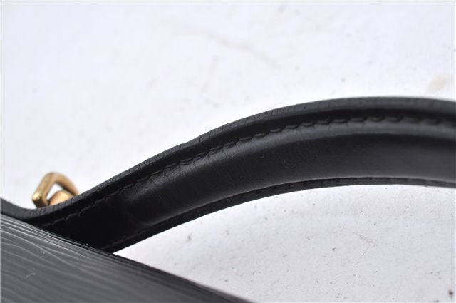 Auth Louis Vuitton Epi Porte Documents Bandouliere Briefcase M54462 Black 4776D