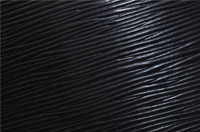 Auth Louis Vuitton Epi Porte Documents Bandouliere Briefcase M54462 Black 4776D