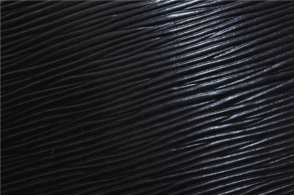 Auth Louis Vuitton Epi Porte Documents Bandouliere Briefcase M54462 Black 4776D