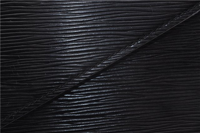 Auth Louis Vuitton Epi Porte Documents Bandouliere Briefcase M54462 Black 4776D