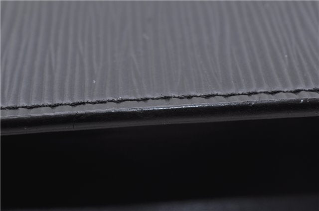 Auth Louis Vuitton Epi Porte Documents Bandouliere Briefcase M54462 Black 4776D