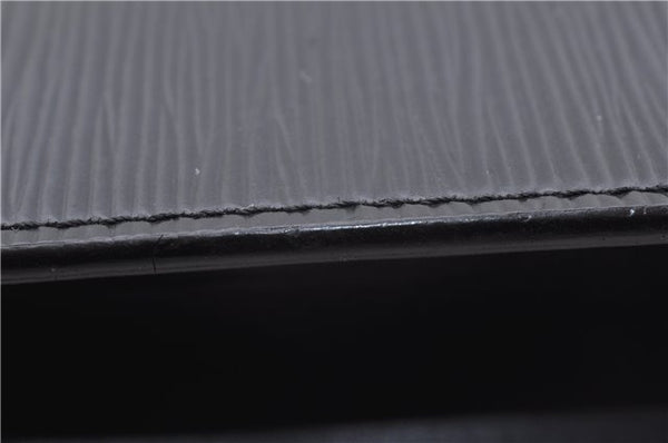 Auth Louis Vuitton Epi Porte Documents Bandouliere Briefcase M54462 Black 4776D