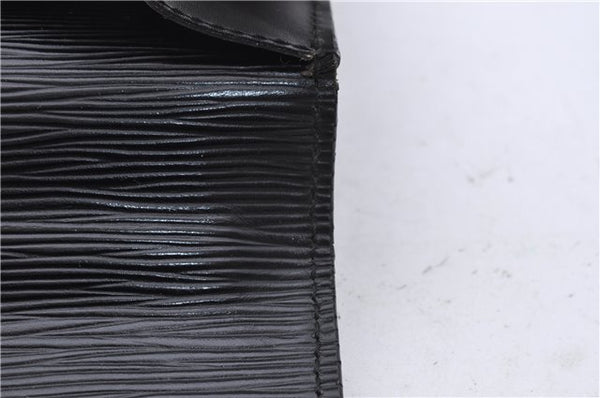 Auth Louis Vuitton Epi Porte Documents Bandouliere Briefcase M54462 Black 4776D