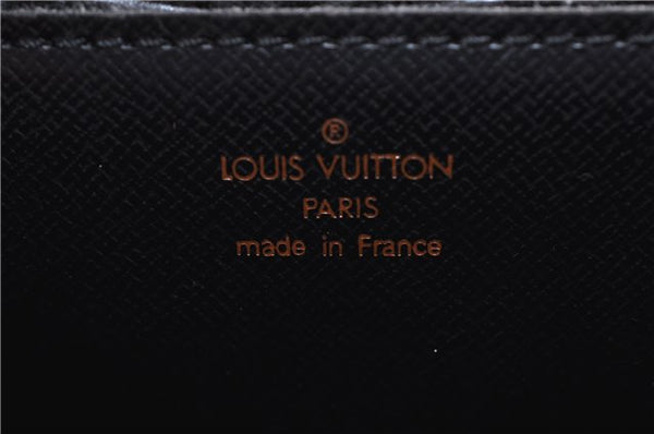 Auth Louis Vuitton Epi Porte Documents Bandouliere Briefcase M54462 Black 4776D