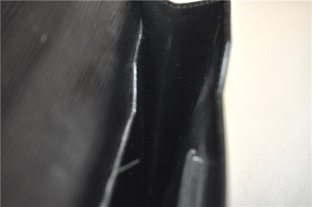 Auth Louis Vuitton Epi Porte Documents Bandouliere Briefcase M54462 Black 4776D