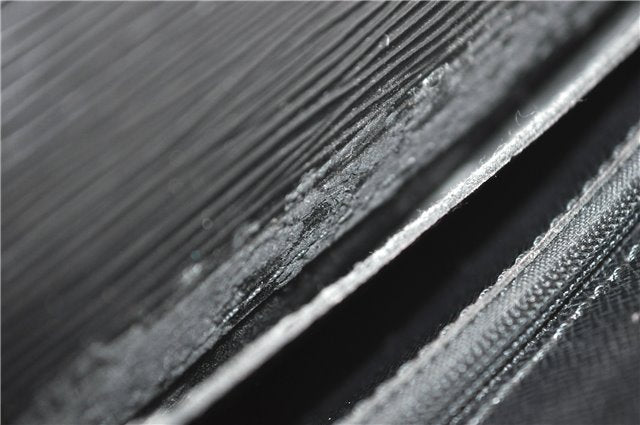 Auth Louis Vuitton Epi Porte Documents Bandouliere Briefcase M54462 Black 4776D