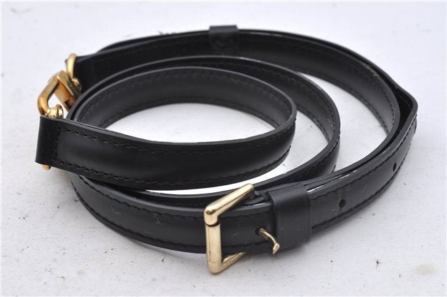 Auth Louis Vuitton Epi Porte Documents Bandouliere Briefcase M54462 Black 4776D