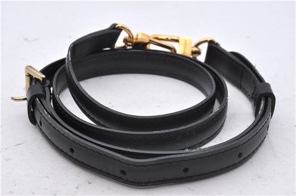 Auth Louis Vuitton Epi Porte Documents Bandouliere Briefcase M54462 Black 4776D