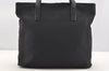 Authentic FENDI Vintage Nylon Leather Hand Tote Bag Black 4776I