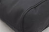 Authentic FENDI Vintage Nylon Leather Hand Tote Bag Black 4776I