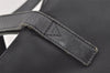 Authentic FENDI Vintage Nylon Leather Hand Tote Bag Black 4776I