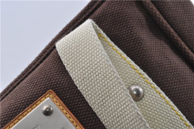 Authentic LOUIS VUITTON Antigua LV Cup Cabas MM Tote Bag Brown M80663 LV 4777C