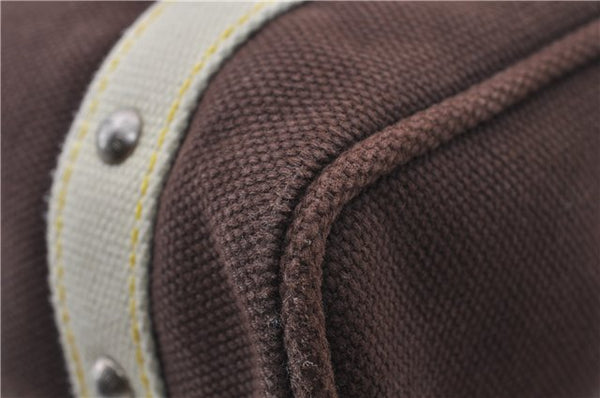 Authentic LOUIS VUITTON Antigua LV Cup Cabas MM Tote Bag Brown M80663 LV 4777C