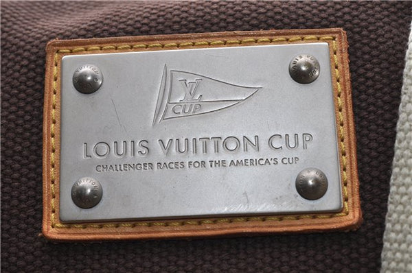 Authentic LOUIS VUITTON Antigua LV Cup Cabas MM Tote Bag Brown M80663 LV 4777C