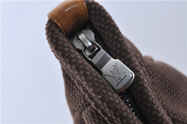 Authentic LOUIS VUITTON Antigua LV Cup Cabas MM Tote Bag Brown M80663 LV 4777C