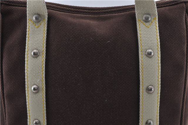 Authentic LOUIS VUITTON Antigua LV Cup Cabas MM Tote Bag Brown M80663 LV 4777C