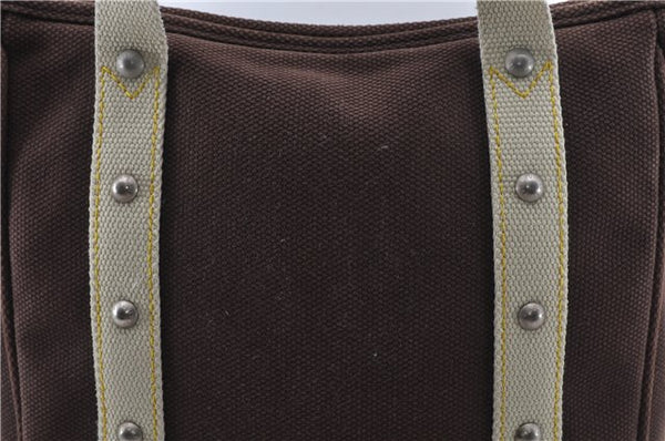 Authentic LOUIS VUITTON Antigua LV Cup Cabas MM Tote Bag Brown M80663 LV 4777C