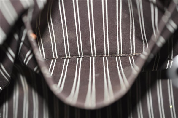 Authentic LOUIS VUITTON Antigua LV Cup Cabas MM Tote Bag Brown M80663 LV 4777C