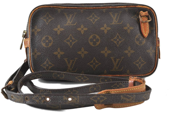 Auth Louis Vuitton Monogram Marly Bandouliere Shoulder Bag M51828 LV Junk 4777D