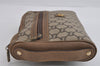 Authentic GUCCI GG Plus Clutch Hand Bag Purse PVC Leather Brown Junk 4779I