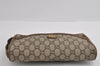 Authentic GUCCI GG Plus Clutch Hand Bag Purse PVC Leather Brown Junk 4779I