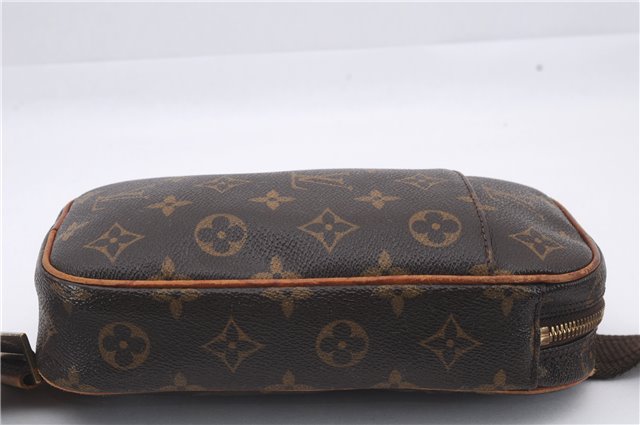 Authentic Louis Vuitton Monogram Pochette Gange Waist Waist bag M51870 LV 4780D