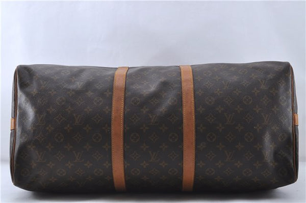 Auth Louis Vuitton Monogram Keepall Bandouliere 60 Boston Bag M41412 LV 4781D