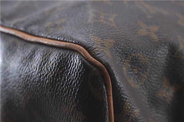 Auth Louis Vuitton Monogram Keepall Bandouliere 60 Boston Bag M41412 LV 4781D