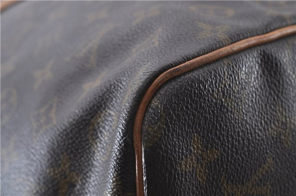 Auth Louis Vuitton Monogram Keepall Bandouliere 60 Boston Bag M41412 LV 4781D