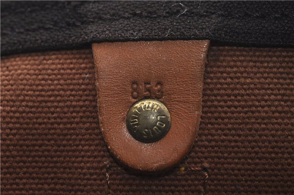 Auth Louis Vuitton Monogram Keepall Bandouliere 60 Boston Bag M41412 LV 4781D